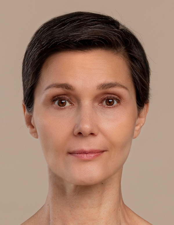 Women with glowing skin