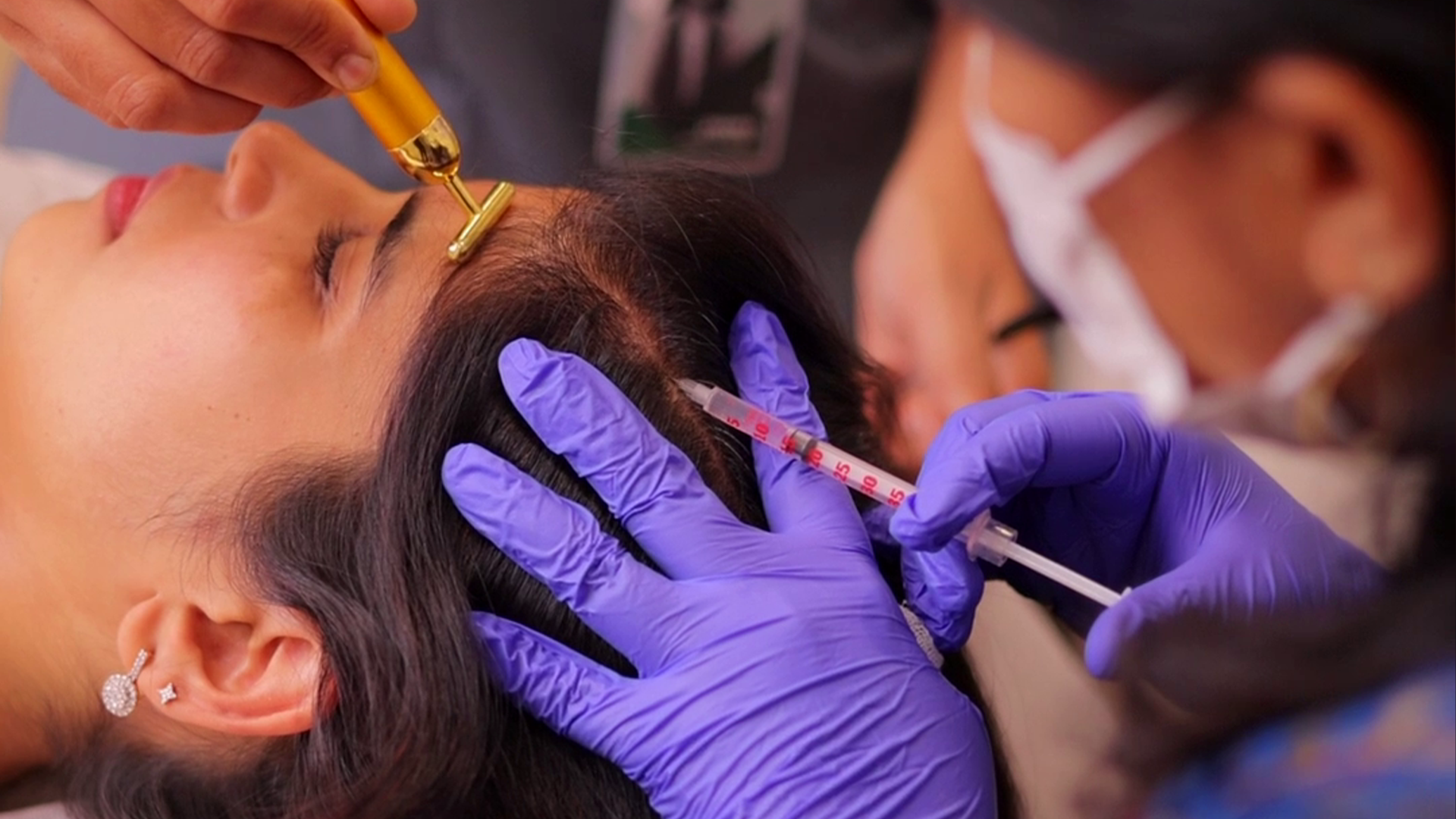 Hair regrowth treatment procedure