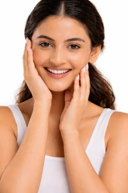 Softer facial lines after anti-ageing treatment